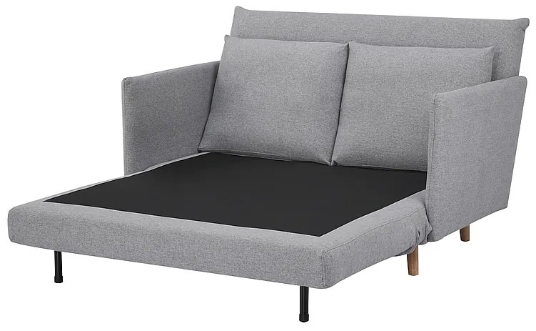 Pohovka futon Wally (sivá). Akcia -13%. Vlastná spoľahlivá doprava až k Vám domov. 1050965