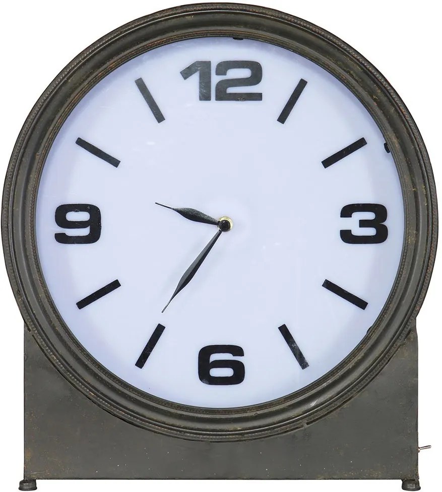 BEPUREHOME Kovové stolné hodiny Angeless 41 × 37 × 10,5 cm