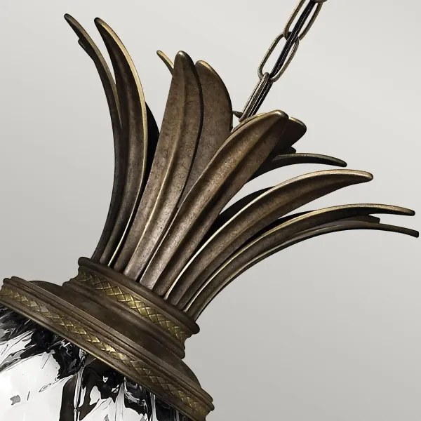 Hinkley HK-PLANT4-P-PZ - Luster na reťazi PLANTATION 4xE14/40W/230V bronzová