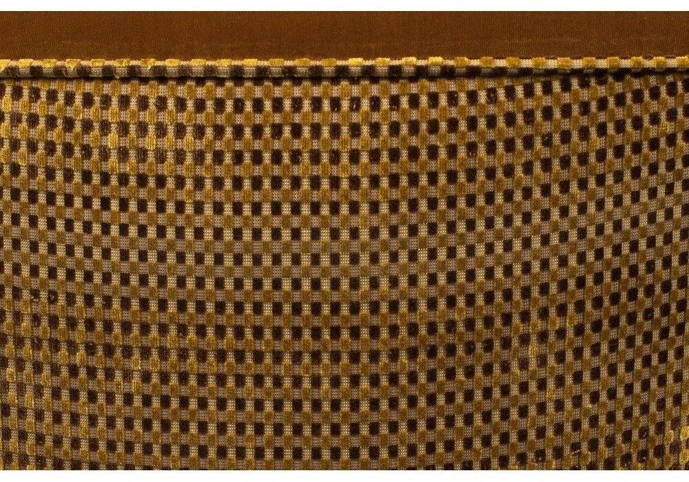 Hnedé zamatové kreslo Dutchbone Madison