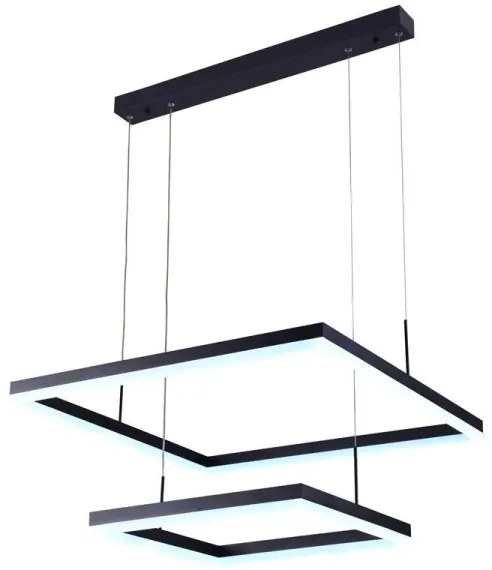 LED Stmievateľný luster na lanku LED/90W/230V 3000-6500K + diaľkové ovládanie