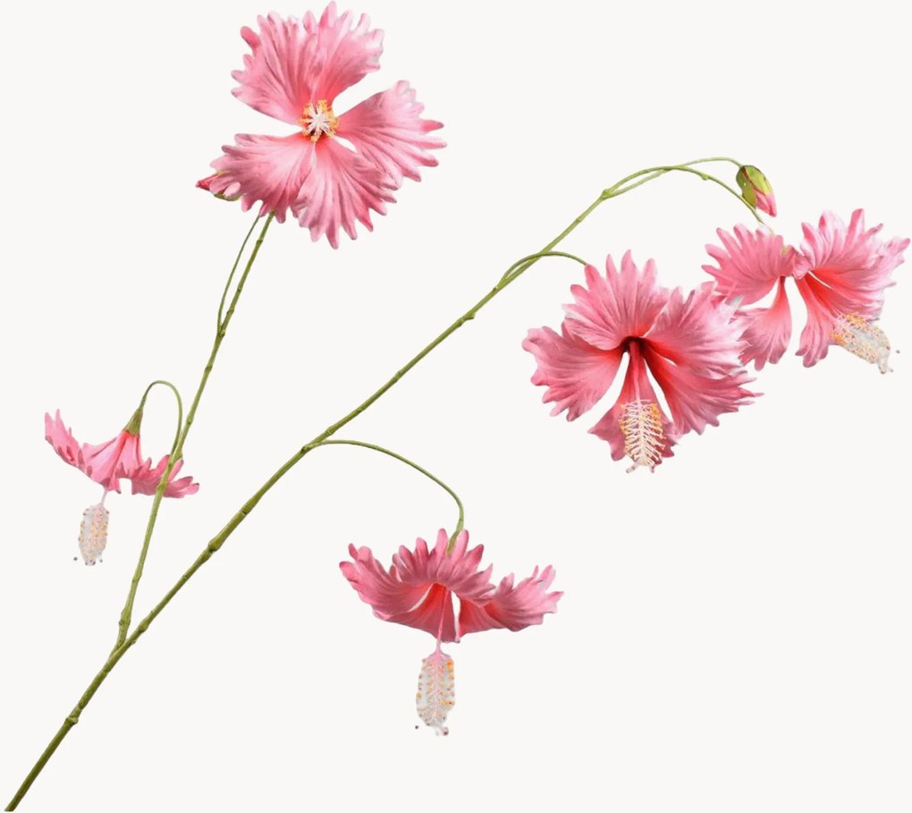 Rastlinné dekorácie Hibiscus, 2 ks