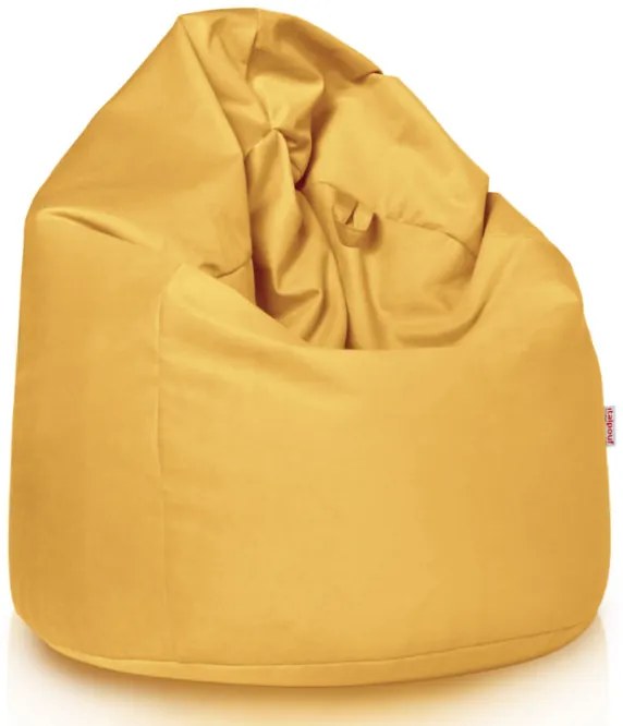 Plyšový sedací vak SAKO Horčicový
