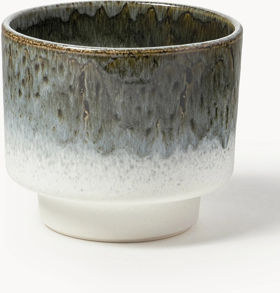 Glazúrovaný obal na kvetináč Solis, V 13 cm