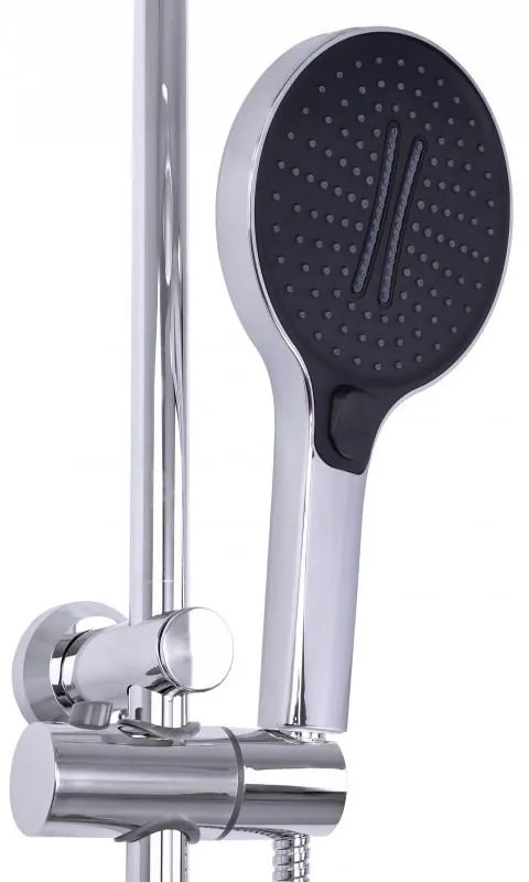 Erga Zumba, 3-funkčná ručná sprchová hlavica, chróm, ERG-YKA-BP.ZUMBA-CHR