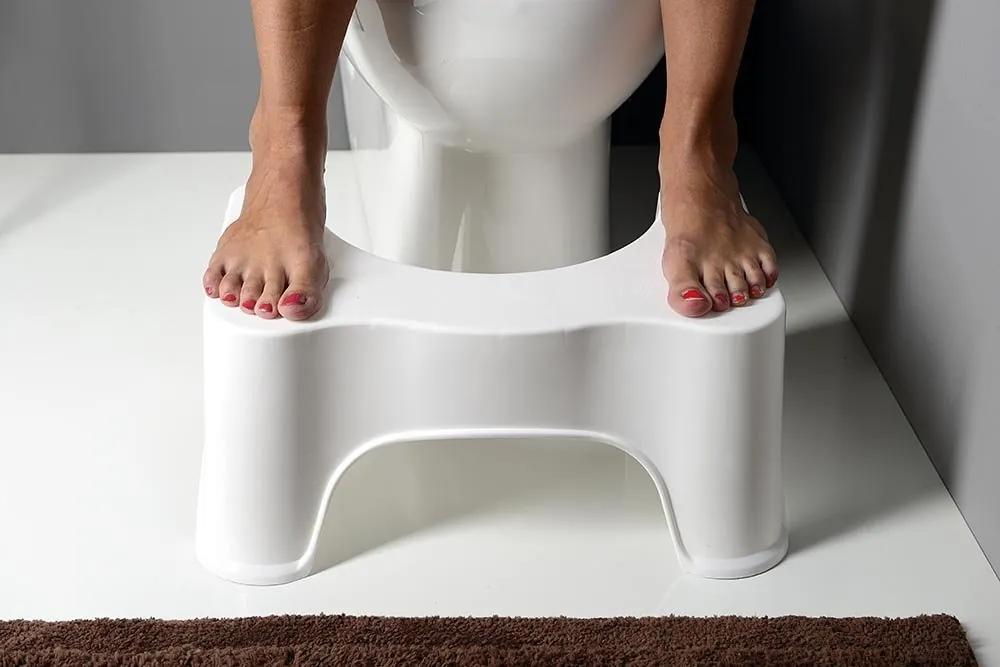 Sapho, Kúpeľňová stolička, 44,5x28x20 cm, biela, ST002