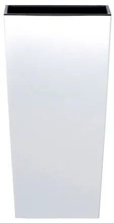 Prosperplast Kvetináč s vložkou Urbi Square (30 x 55 x 30 cm (Š x V x H), biela)  (100275788)