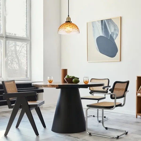 Globo 15786H1 - Luster na lanku SALVY 1xE27/60W/230V pr. 25 cm oranžová