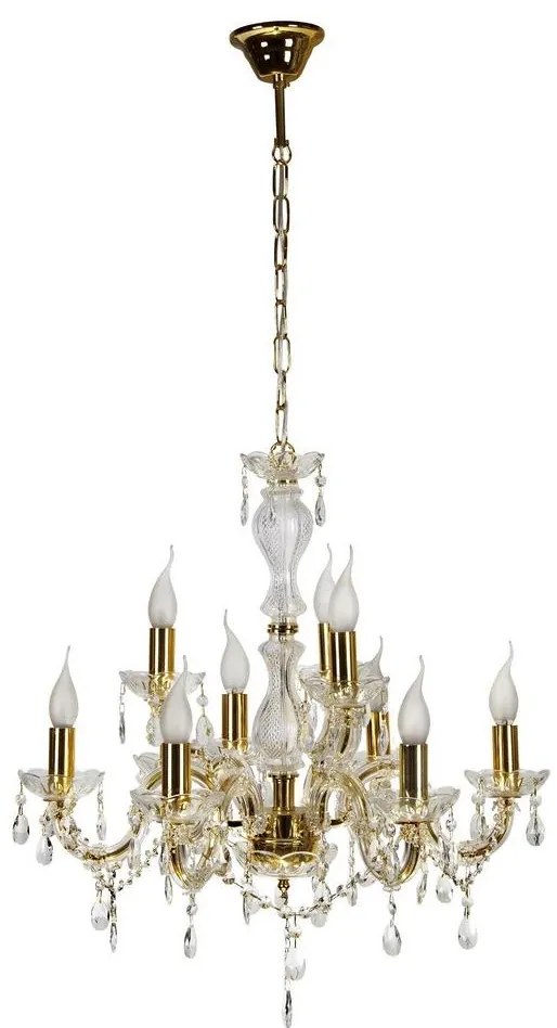 Luster na reťazi MARIA TERESA 9xE14/40W/230V