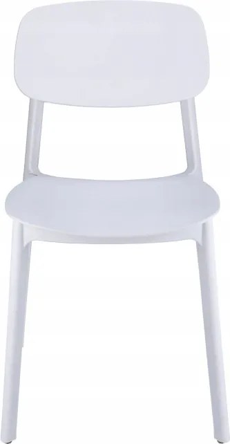 Plastová stolička LARA biela