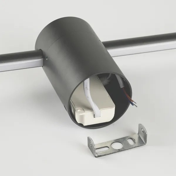 Brilagi - LED Vonkajšie nástenné svietidlo AURA LED/20W/230V 3000K IP54 antracit