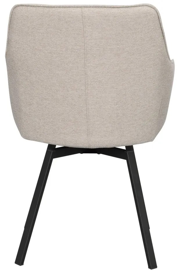 Béžové čalúnené jedálenské kreslá v súprave 2 ks Alison – Rowico