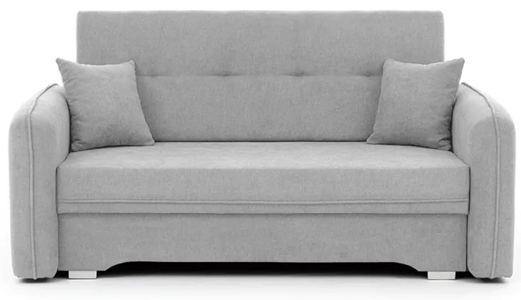 Rozkladacia 2-miestna pohovka LAINE, svetlosivá