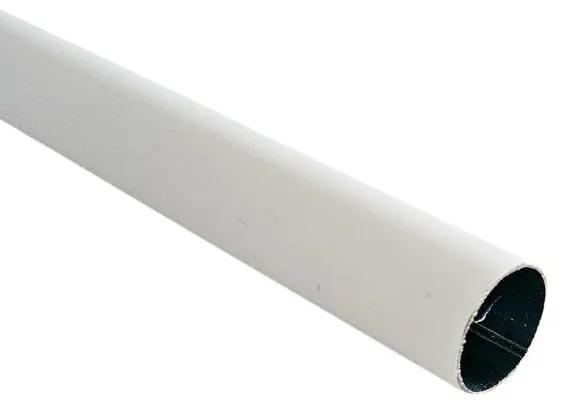 Dekorstudio Záclonová tyč ø19mm - biela matná Dĺžka: 140cm