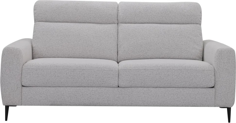 Rozkladacia pohovka na trvalé spanie Georgia, achátovo šedá tkanina