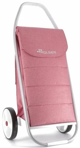 Rolser Nákupná taška na kolieskach Com Tweed Polar 8, koralová