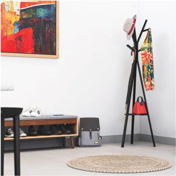 Stojanový vešiak HOST 4.0 čierny