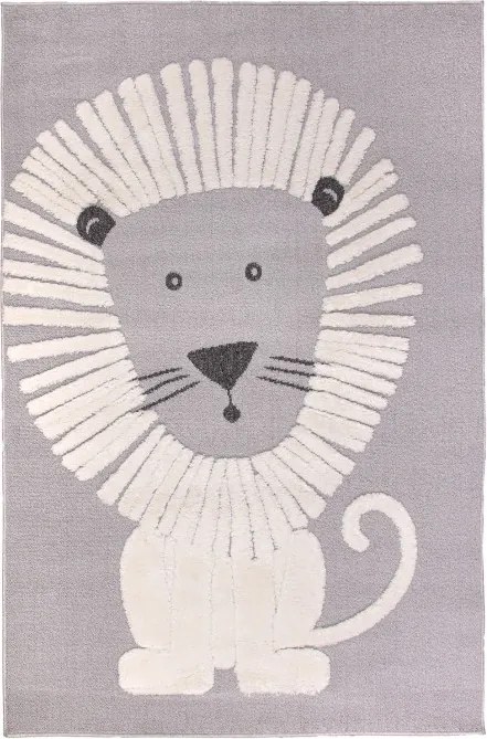 Koberec SKANDI KIDS A1095B sivý / krémový