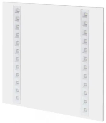EMOS LED panel TROFFER 600x600mm, štvorcový, vstavaný, biely, 27W, neutrálna biela, URG