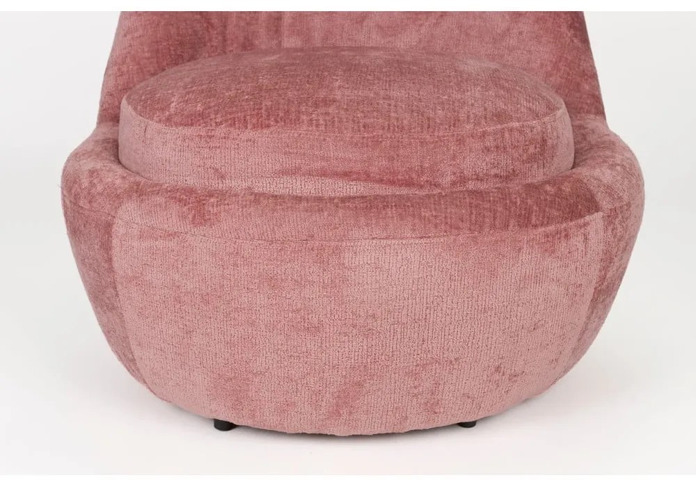 Ružové kreslo Nash – White Label