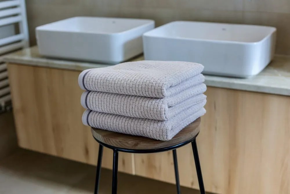 Polášek Froté osuška LADA - Krémová | 70 x 140 cm