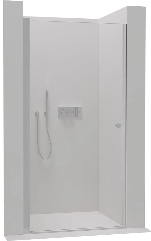 Cerano Antelo, 1-krídlové sprchové dvere 90x190 cm, 6mm číre sklo, chrómový profil, CER-CER-432418