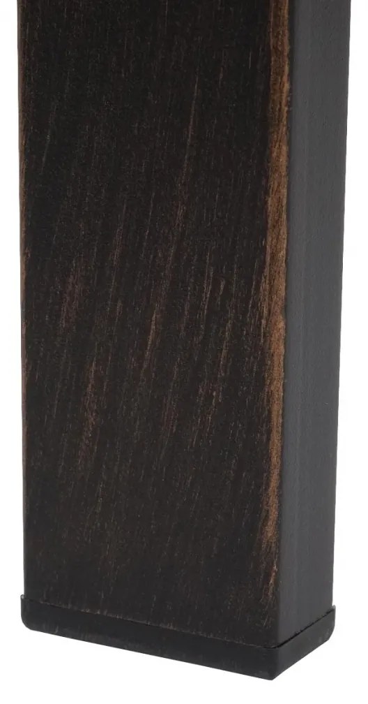 Záhradná lavička F43 2-miestna - práškovaná oceľ, 128 cm - Bronzová