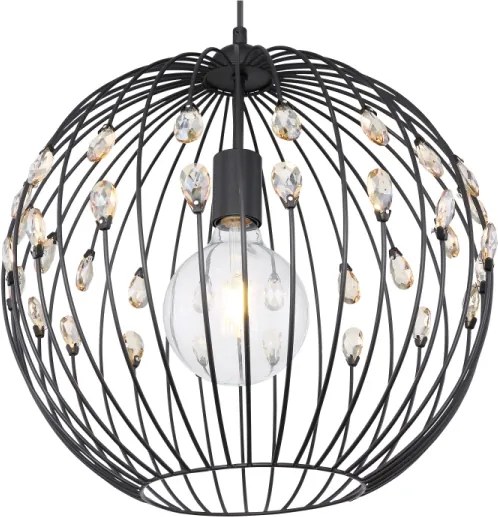 Globo 16029H1 - Závesný luster na lanku HANAKO 1xE27/60W/230V priemer 40 cm