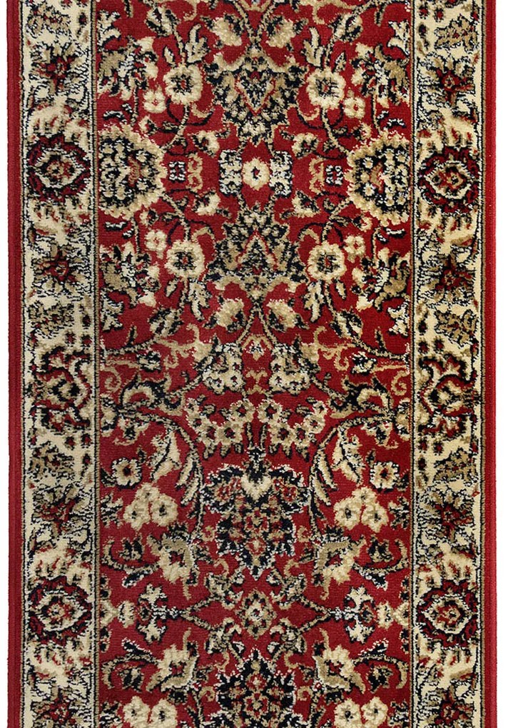 Koberce Breno Behúň PRACTICA 59/CVC, šíře role 66 cm, červená, viacfarebná