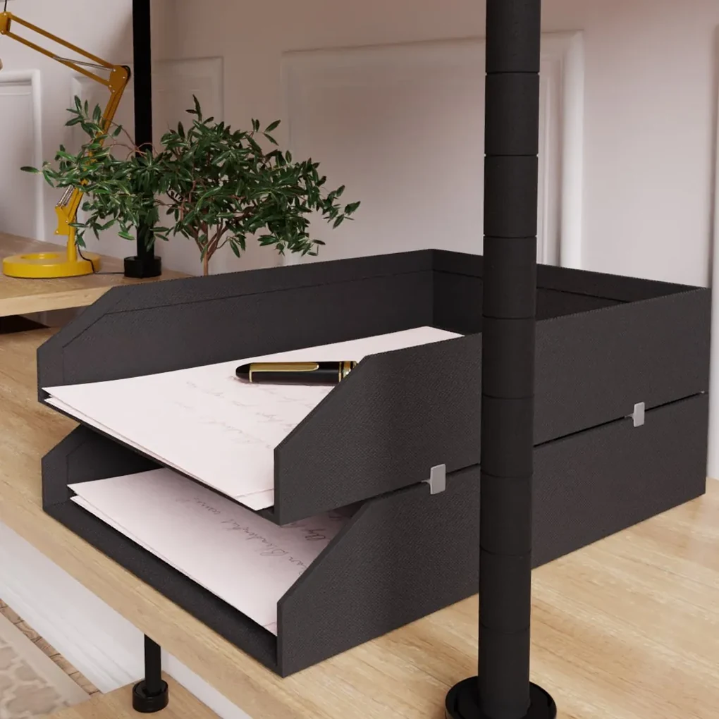 2x organizér na dokumenty HAKAN zo 100% recyklovateľného papiera 6x23x31 cm