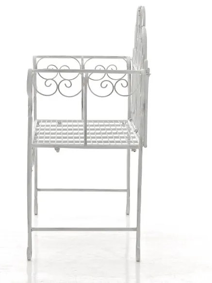 Záhradná lavička GS11173499 - Biela antik