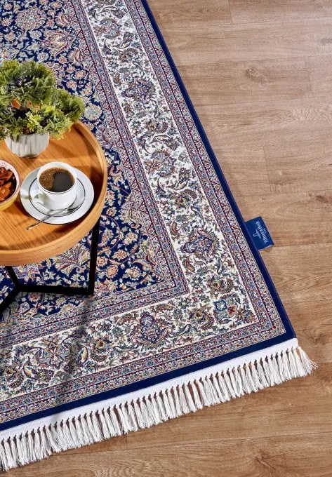 Koberec Villeroy & Boch Kollektion 1870 Alfred modrý / krémový