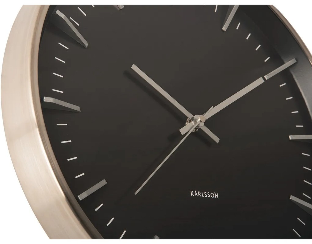 Karlsson 5911SI dizajnové nástenné hodiny 35 cm