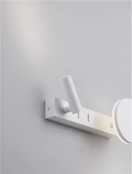LED biele svietidlo na stenu Noima