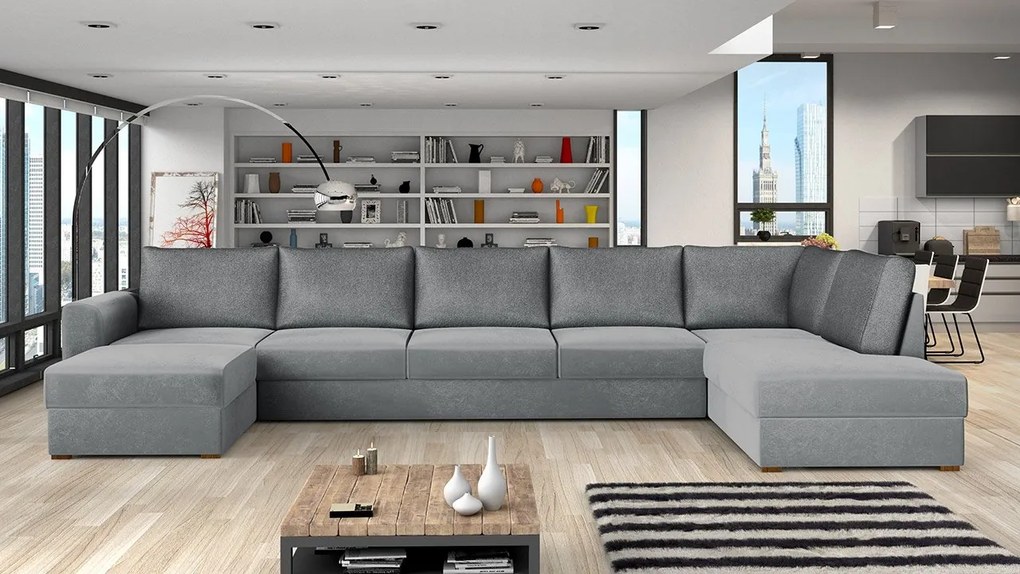 Rohová sedačka Astana Large Premium, Dostupné poťahy: Abriamo 03, Strana: Pravá - U