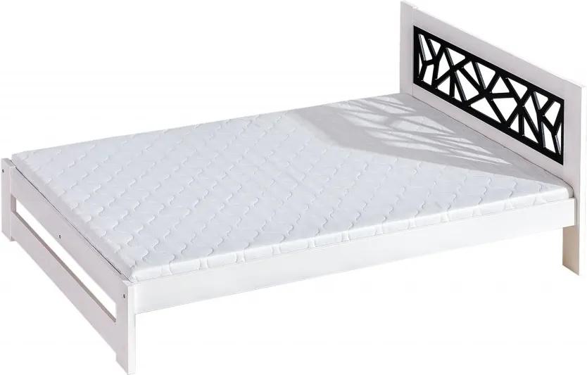 DL Manželská masívna posteľ ROMA Rozmer lôžka: 140x200