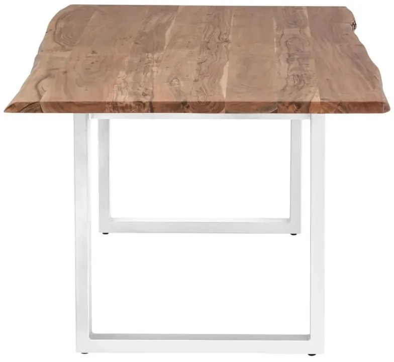 furniture-nabytek.cz - Masivní jídelní stůl Bullwer z akácie, lakovaný, hnědý – 230×100 cm