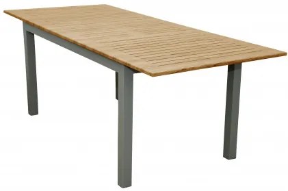 Doppler EXPERT WOOD - záhradný rozkladací hliníkový stôl 150/210 x 90 x 75 cm