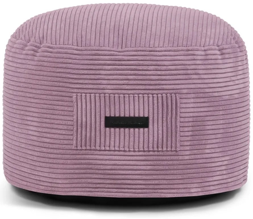 Fialový menčestrový taburet Om 60 – SLOWDOWN