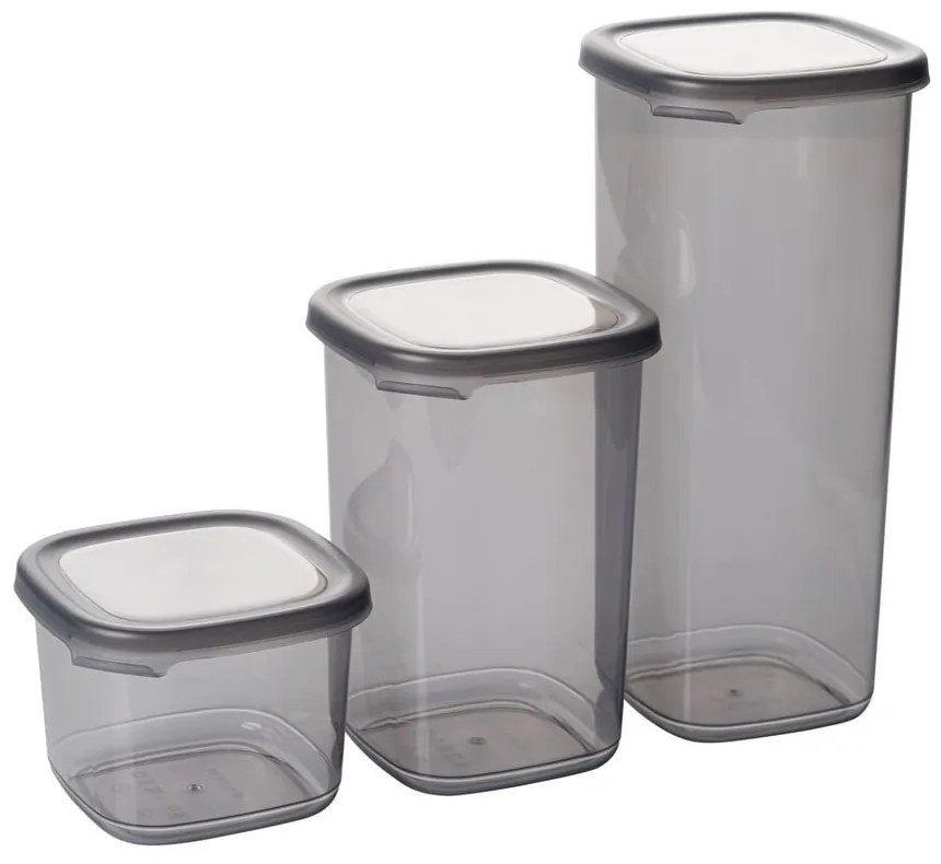 Plastové dózy v súprave 15 ks na potraviny Fresco – Hermia