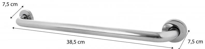 Erga Erga, nástenné rovné madlo 35cm, chrómová, ERG-YKA-P.ROD-CHR