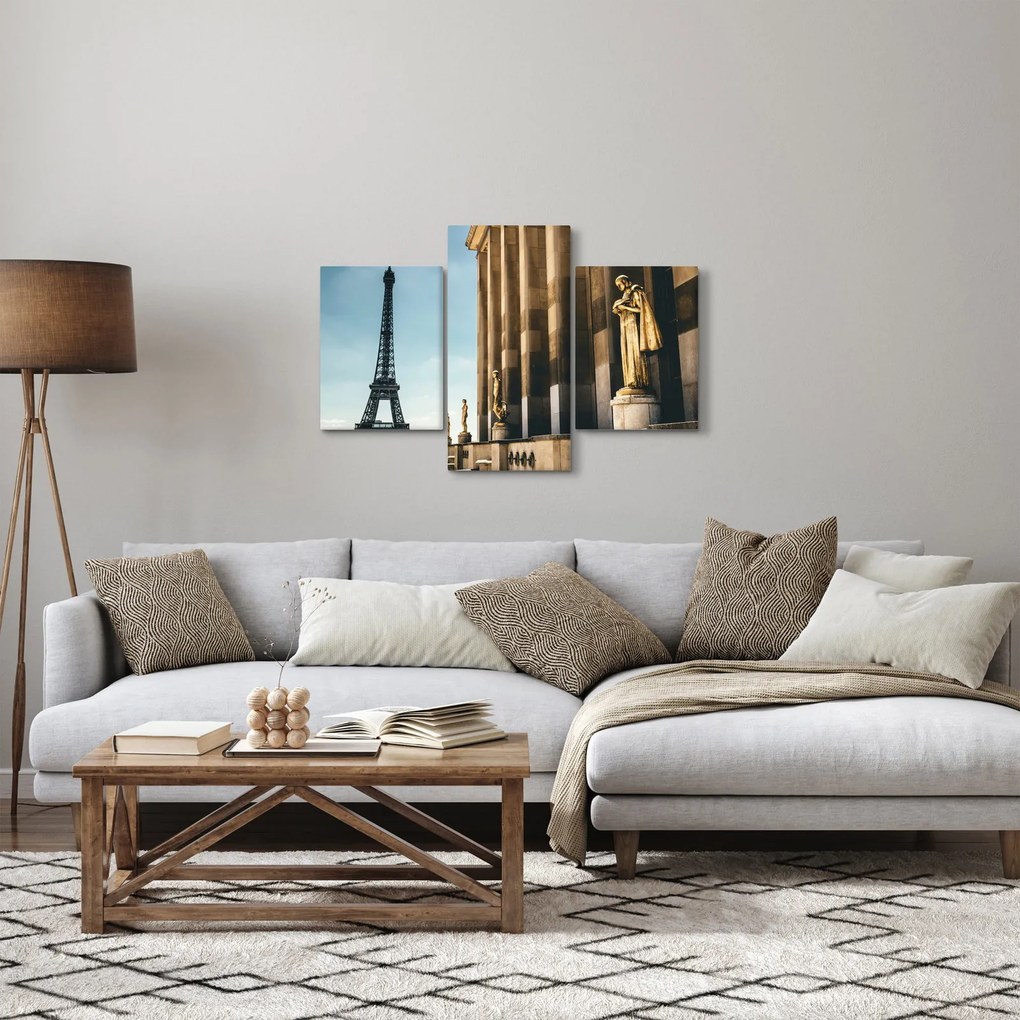 Obraz z Trocaderského námestia, Paríž (90x60 cm)