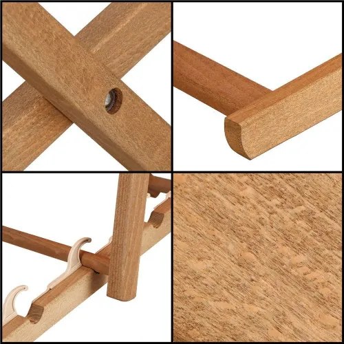 Drevené lehátko impregnované SPRINGOS DC0012 OXFORD023 - sivé