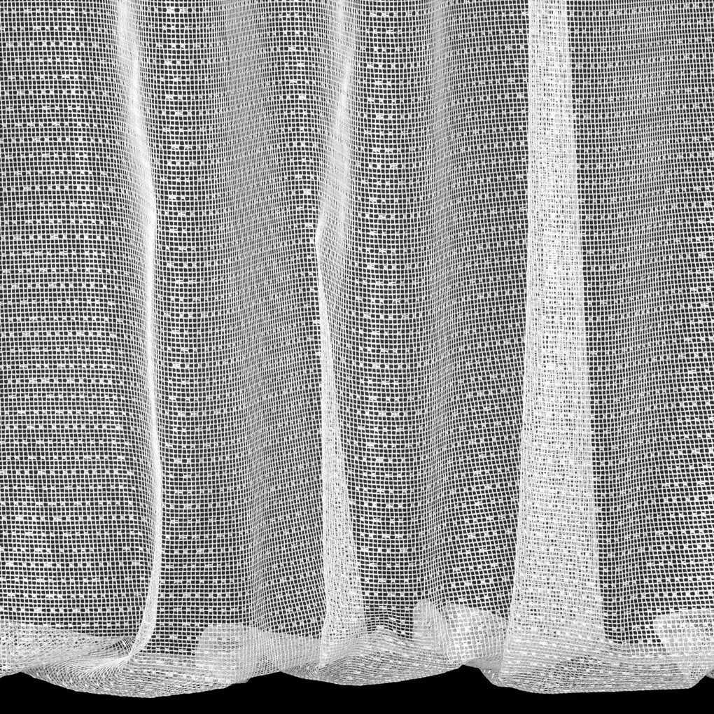 ZÁCLONA NA KRÚŽKOCH KATRIANA 400X250 CM BIELA