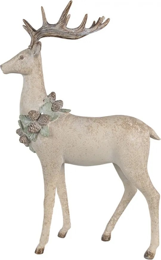 Dekorace figurka jelen Jelen - 32*14*49 cm