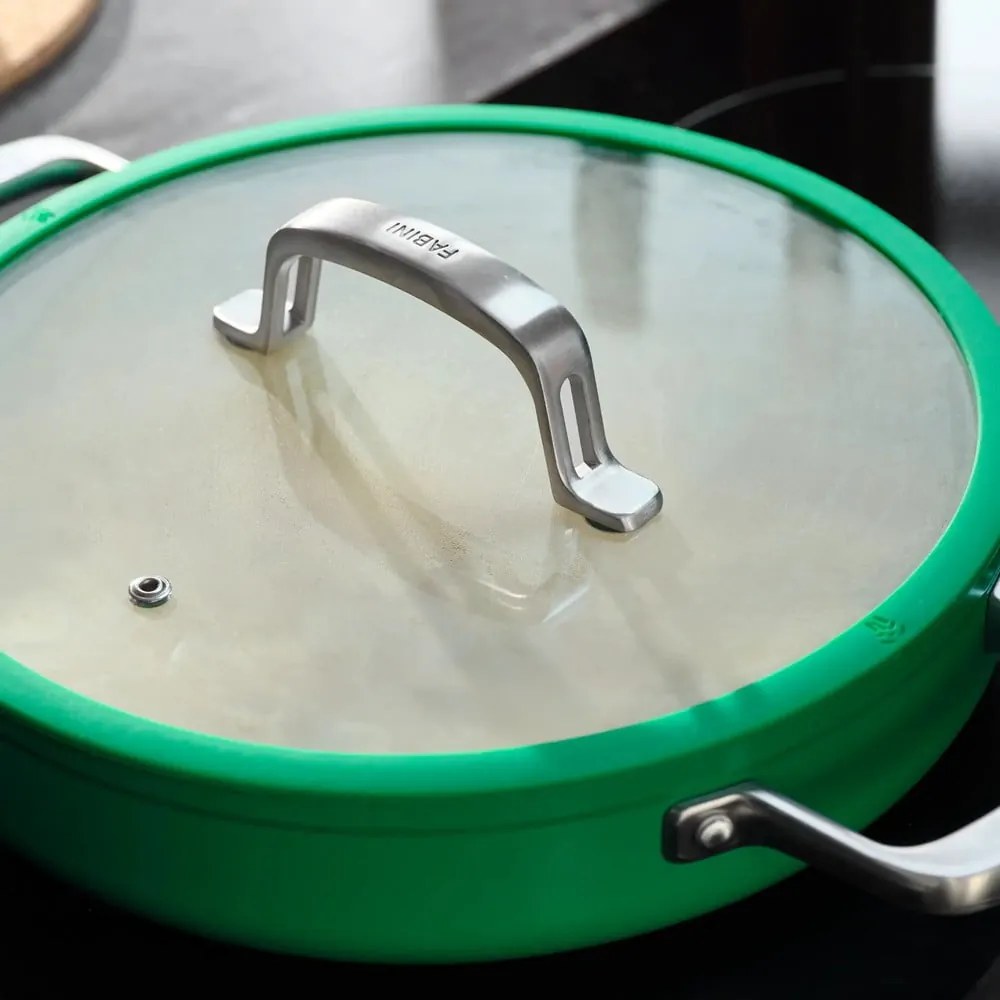 Panvica s pokrievkou/s keramickým povrchom ø 28 cm tegame Meda 3.0 – FABINI