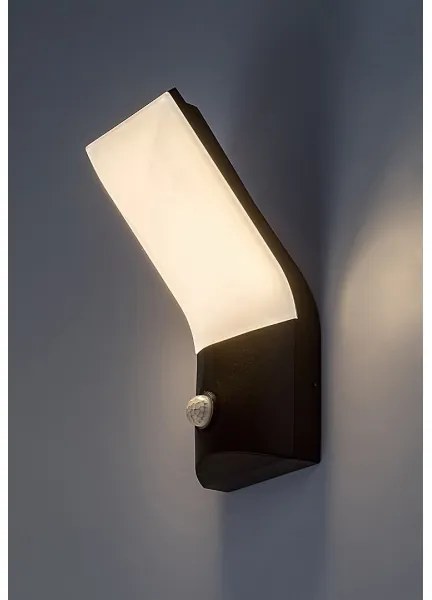 Rabalux 77172-LED Vonkajšie nástenné svietidlo so senzorom TOLNA LED/10W/230V IP54
