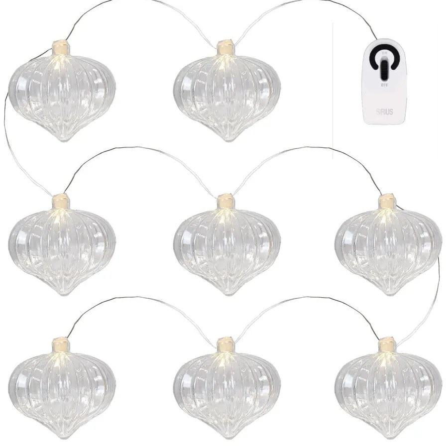 Svetelná reťaz počet žiaroviek 8 ks dĺžka 120 cm Millie – Sirius