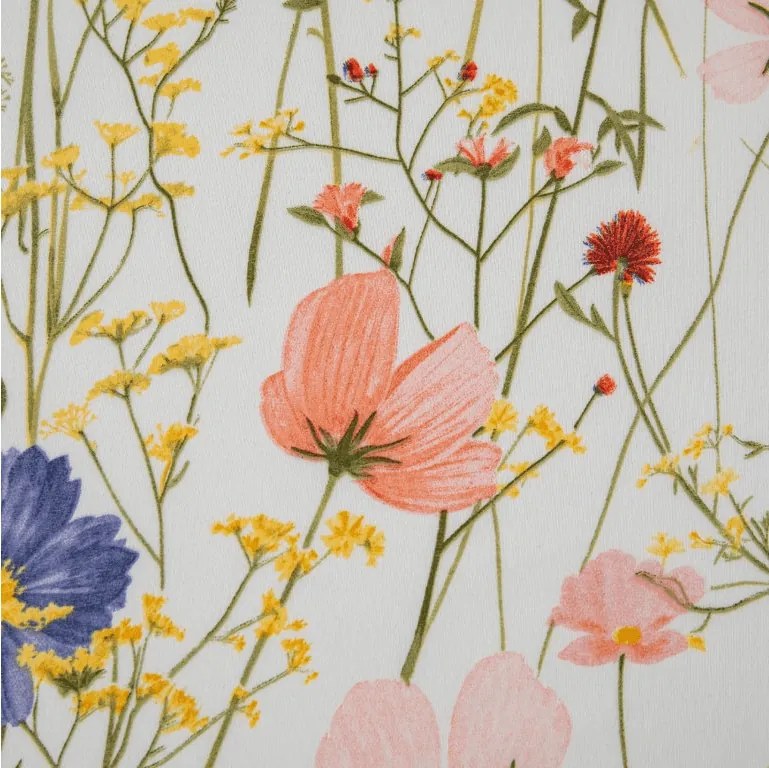 Obliečka z mikrovlákna WILDFLOWERS farebná 90x200 cm