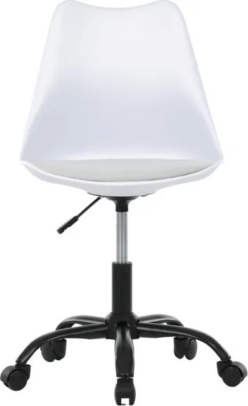 Kancelárska stolička biela KA-X7055 WT